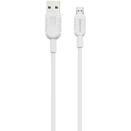 Cablu Date si Incarcare USB la MicroUSB Borofone BX33, 4A Billow, 1.2 m, Alb [3]