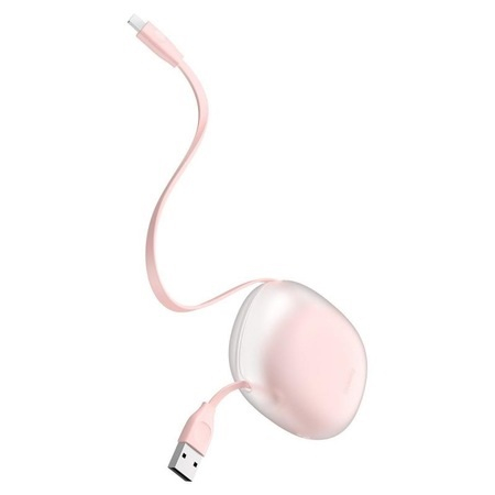 Cablu de date/incarcare Baseus, Let's Go Little Reunion tip Lightning, 1M 2 A, Roz [4]