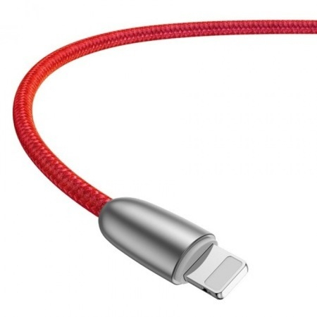 Cablu de date/incarcare Baseus, Torch Series Lightning 2M, 1.5 A, Rosu [2]