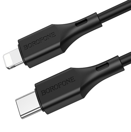 Cablu de date/incarcare Borofone, BX49 USB Type-C to Lightning, Negru [1]