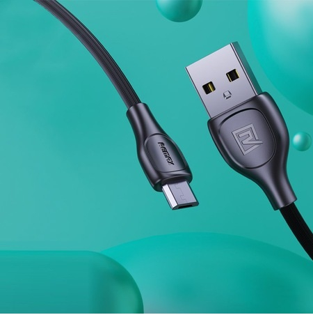 Cablu de date/incarcare Remax, Lesu Pro RC-160m, MicroUSB, 2.1 A 1M, Negru [2]