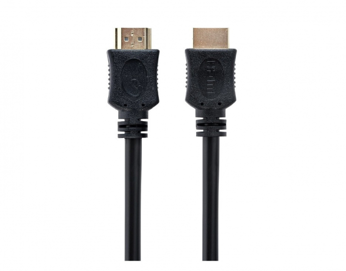 CABLU video SPACER, HDMI (T) la HDMI (T), 1m, conectori auriti, rezolutie maxima 4K (3840 x 2160) la 60 Hz, negru [1]