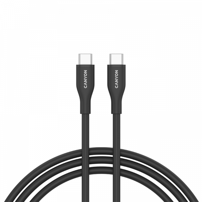 CANYON cable CC60SC10 C-C 60W 1m Silicon Black [1]