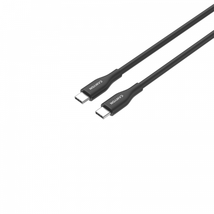 CANYON cable CC60SC10 C-C 60W 1m Silicon Black [3]