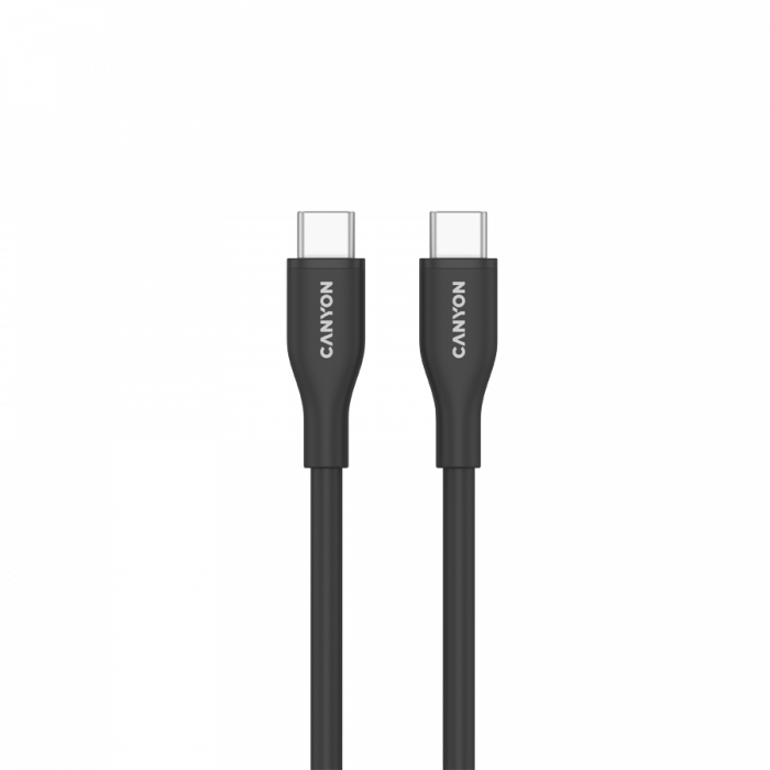 CANYON cable CC60SC10 C-C 60W 1m Silicon Black [2]