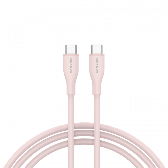 CANYON cable CC60SC10 C-C 60W 1m Silicon Pink Sand [1]
