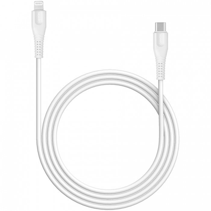 CANYON cable MFI-4 Type-C to Lightning 1.2m White [2]