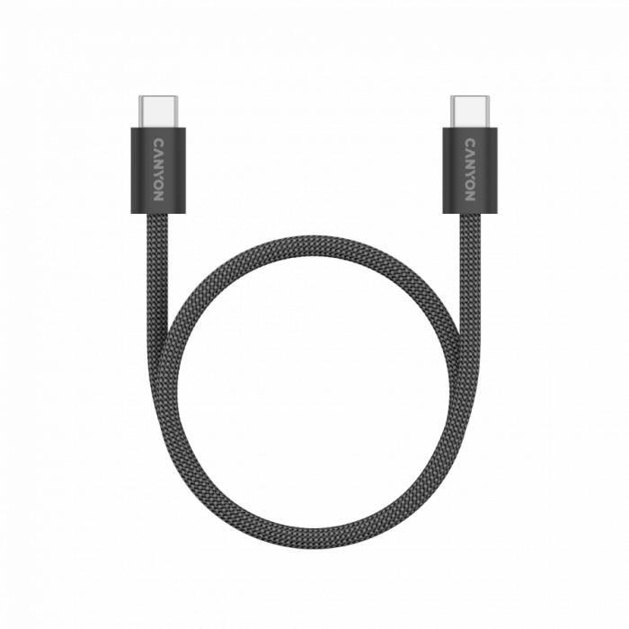 CANYON cable OnWire 60MG C-C 60W Magnet Braided 1m Black [4]