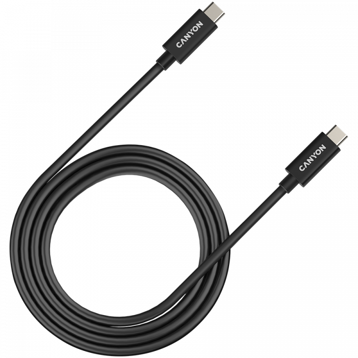 CANYON cable UC-44 USB-C to USB-C 240W 40Gbps 4k 1m Black [1]