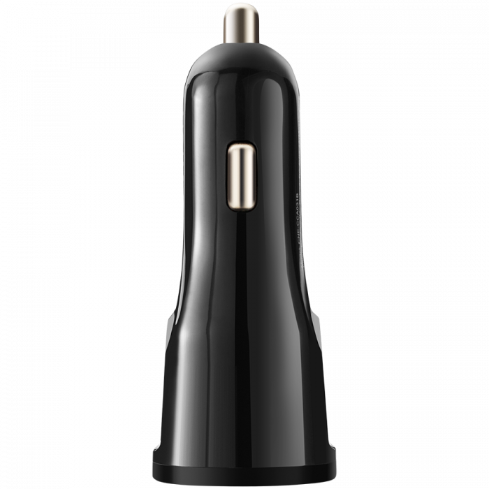 CANYON car charger C-033 2.4A/USB-A built-in Lightning Black [1]