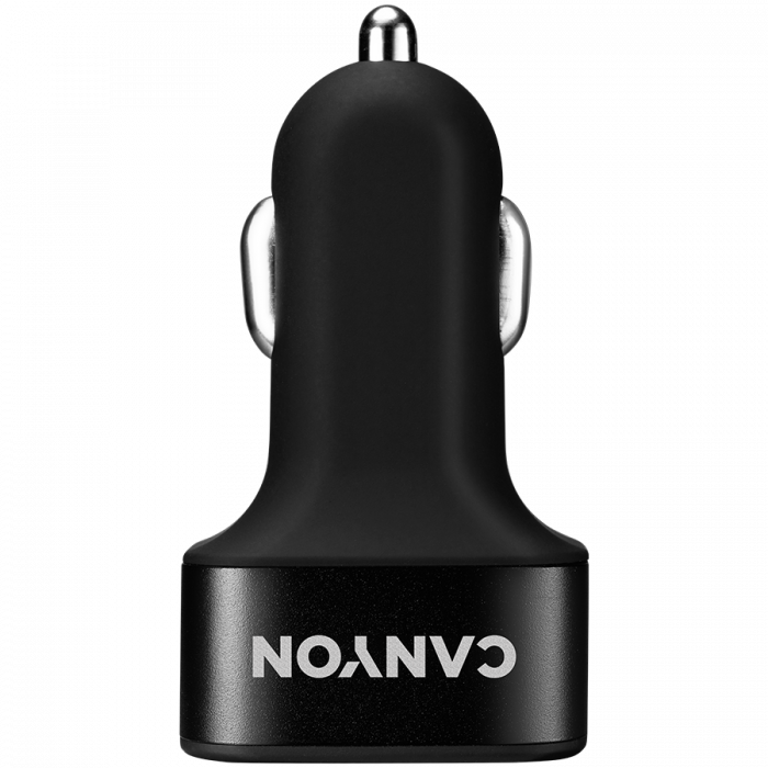 CANYON car charger C-06 3.1A/3USB-A Black [1]