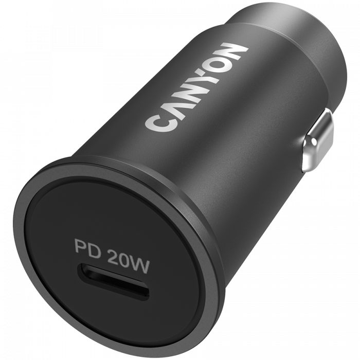 CANYON car charger C-20 PD 20W USB-C Black [3]