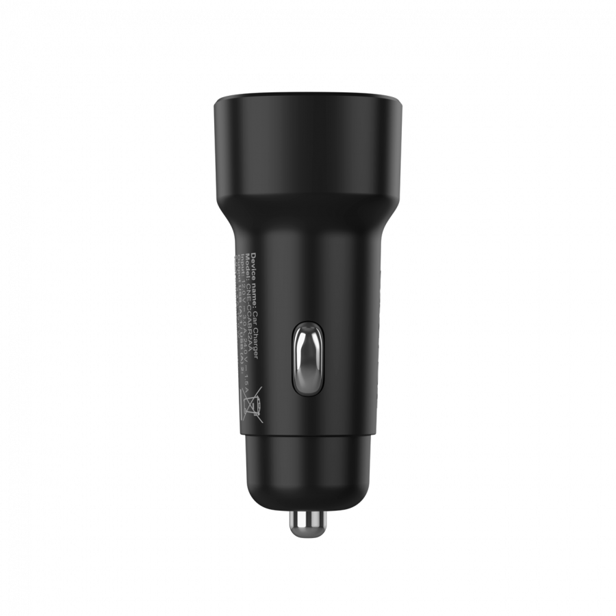 CANYON car charger OnDrive 24 24W 2xUSB-A Black [4]