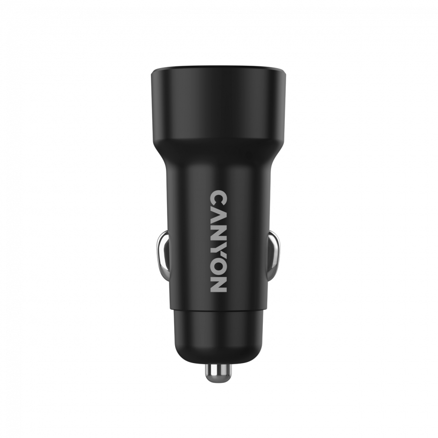 CANYON car charger OnDrive 24 24W 2xUSB-A Black [5]