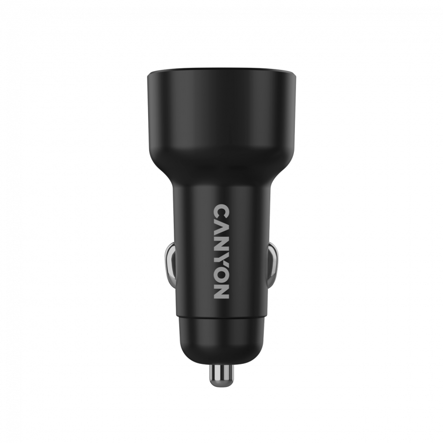 CANYON car charger OnDrive 48 PD 48W USB-A+USB-C Black [5]