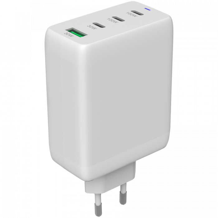 CANYON charger CU100ACC GaN 100W 3xPD 1xQC EU White [1]