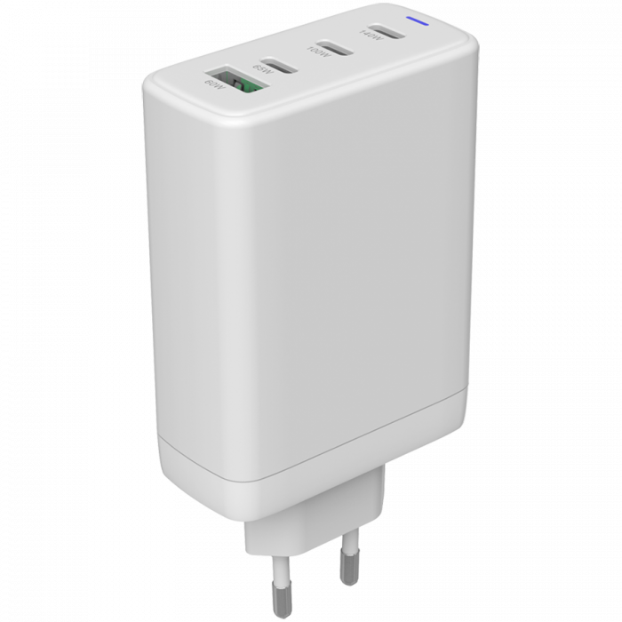 CANYON charger CU140ACC GaN 150W 3xPD 1xQC EU White [1]