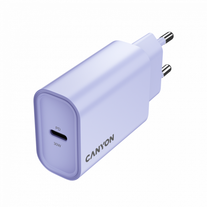 CANYON charger OnCharge 30CL Max Power 30W 1xPD EU Purple [3]
