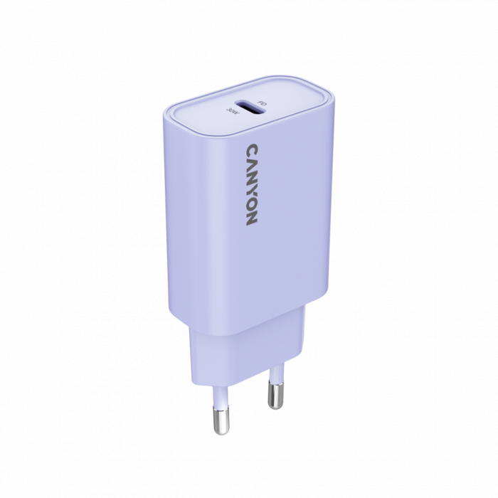 CANYON charger OnCharge 30CL Max Power 30W 1xPD EU Purple [1]