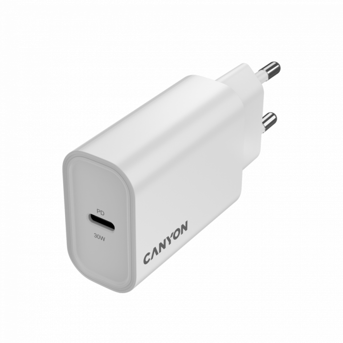 CANYON charger OnCharge 30CL Max Power 30W 1xPD EU White [3]