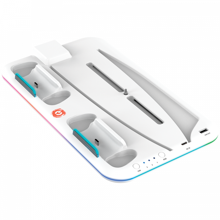 CANYON cooling stand CS-5 RGB PS5 Charge White [2]