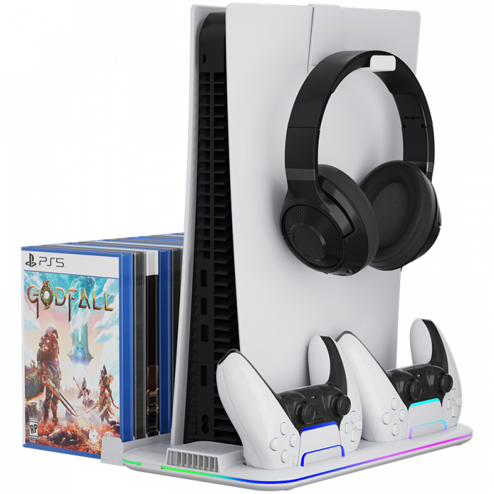 CANYON cooling stand CS-51 RGB PS5 Slim/DE Charge White [5]