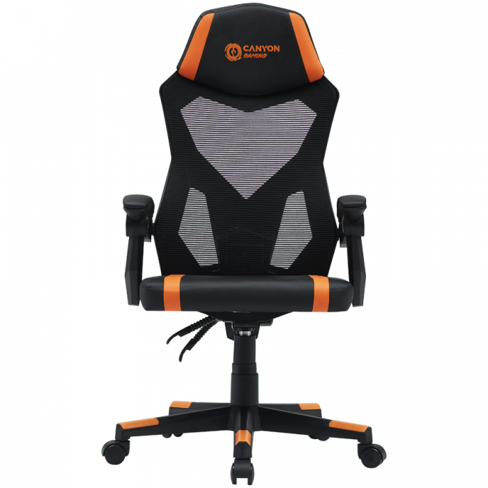 CANYON gaming chair Flow MCH01 Mesh Black Orange [1]
