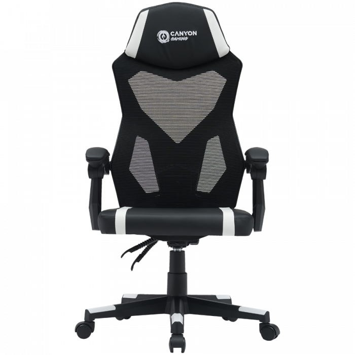 CANYON gaming chair Flow MCH01 Mesh Black White [1]