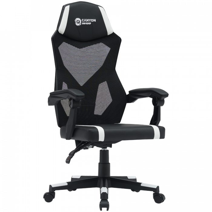 CANYON gaming chair Flow MCH01 Mesh Black White [2]