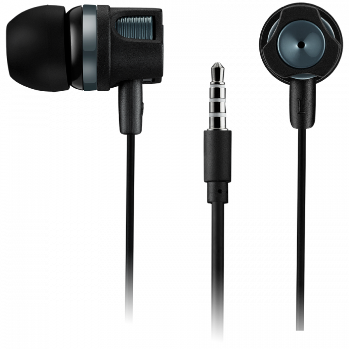 CANYON headphones EP-3 Mic 1.2m Dark Grey [2]