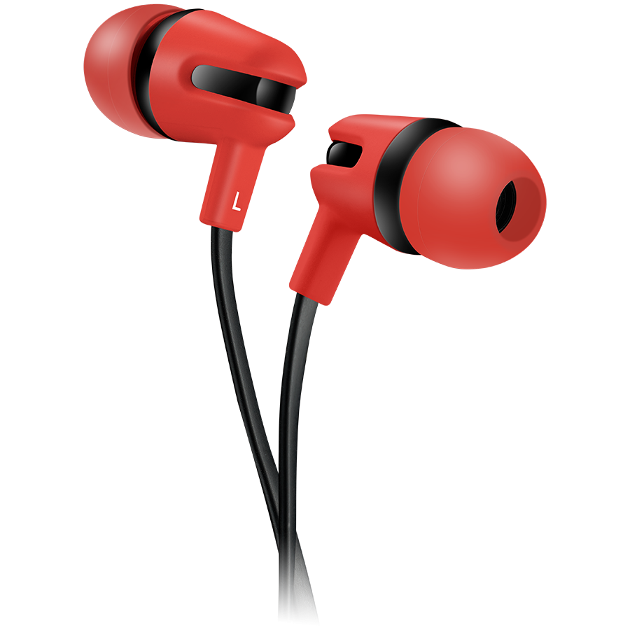 CANYON headphones SEP-4 Mic Flat 1.2m Red [1]