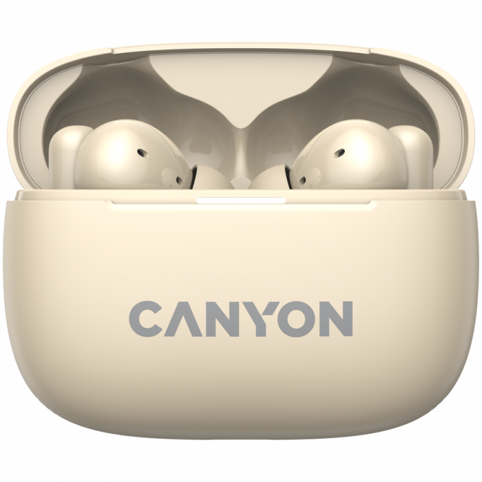 CANYON headset OnGo TWS-10 ANC+ENC Beige [2]