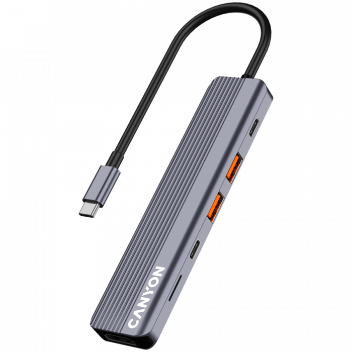 CANYON hub DS-17 6in1 4k USB-C Grey [2]