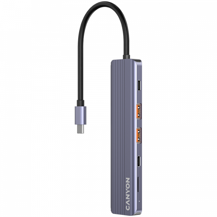 CANYON hub DS-17 6in1 4k USB-C Grey [1]