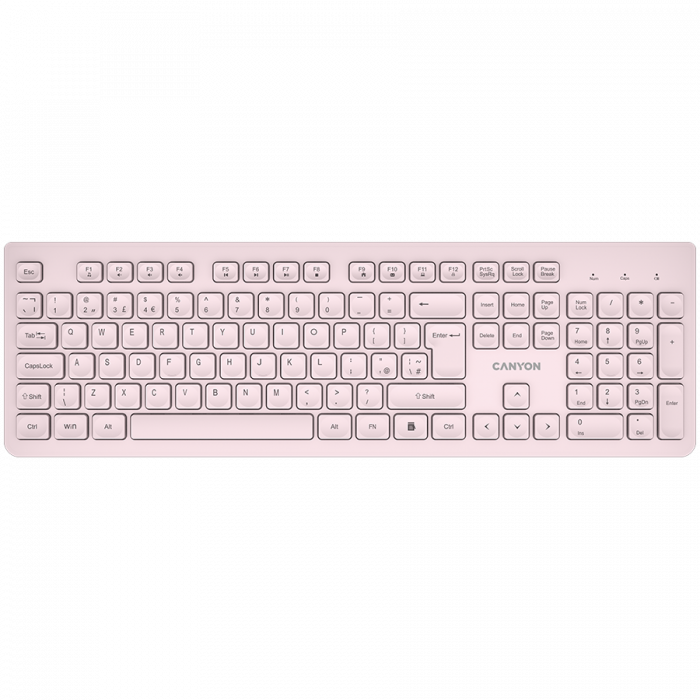 CANYON keyboard HKB-W01 UK/US AAA Wireless Beige [1]