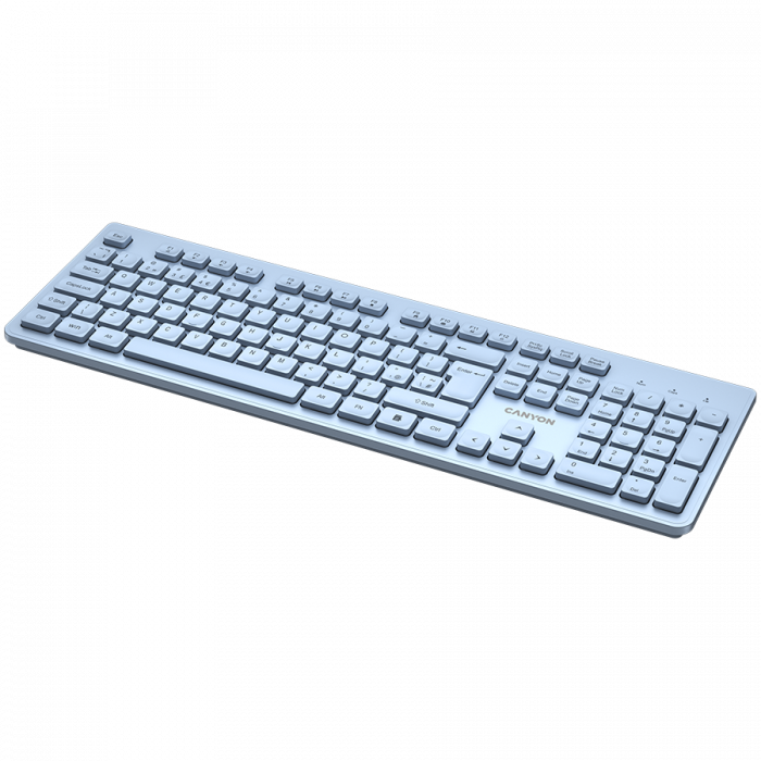 CANYON keyboard HKB-W01 UK/US AAA Wireless Blue [4]