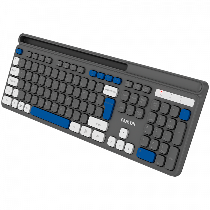 CANYON keyboard HKB-W03 EN AAA Wireless Grey [5]