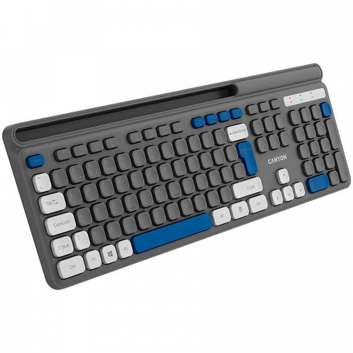 CANYON keyboard HKB-W03 EN AAA Wireless Grey [4]