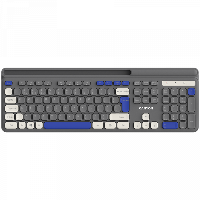 CANYON keyboard HKB-W03 EN AAA Wireless Grey [1]
