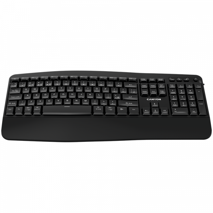CANYON keyboard HKB-W6 Wireless Black [1]