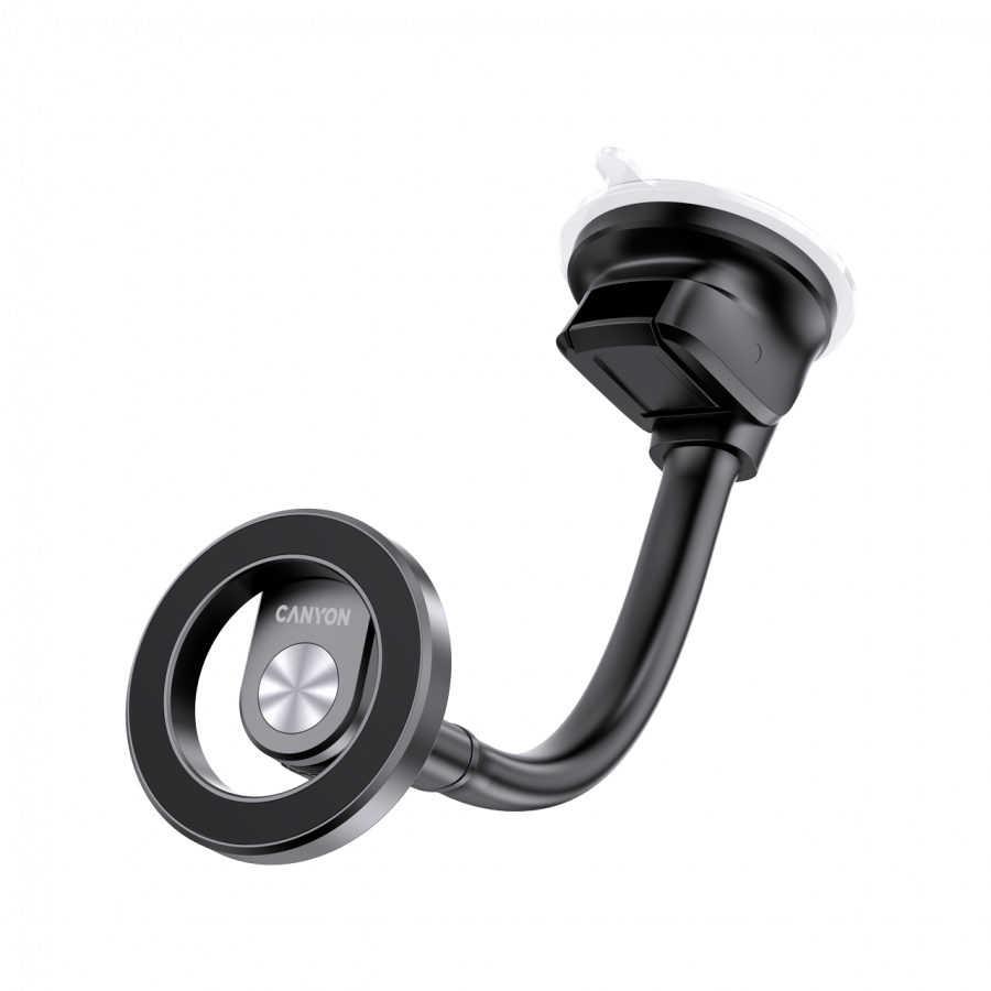 CANYON Magnetic car holder OnGrip 12 suction + air vent Black [8]