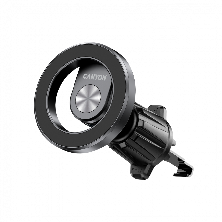CANYON Magnetic car holder OnGrip 12 suction + air vent Black [6]