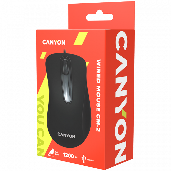 CANYON mouse CM-2 Wired Black [3]