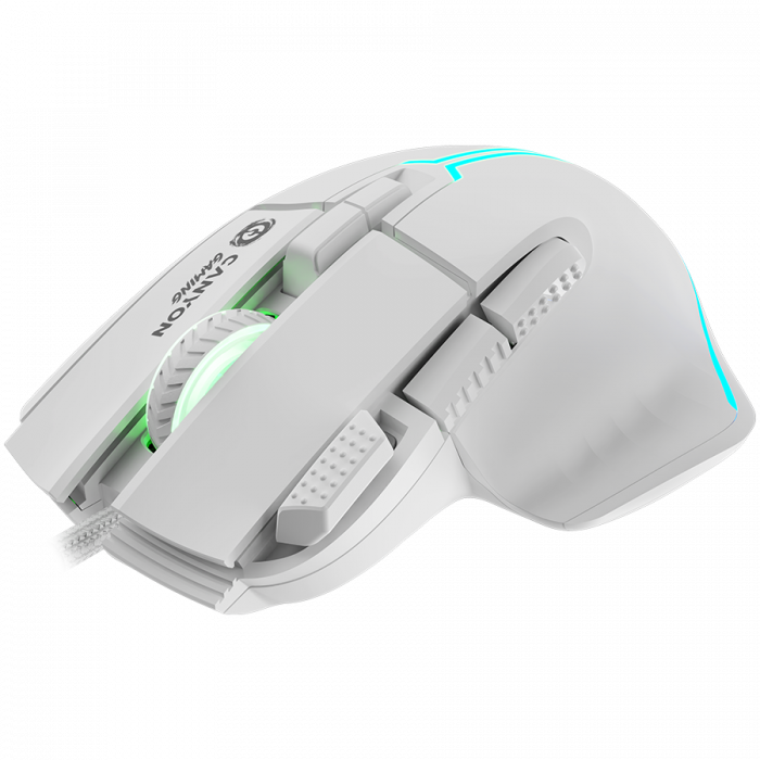 CANYON mouse Fortnax GM-636 RGB 9buttons Wired White [3]