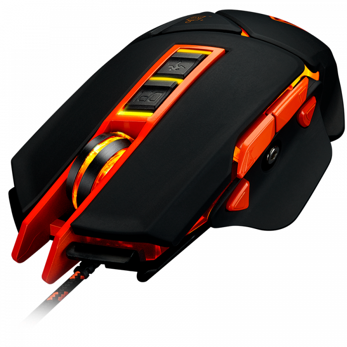 CANYON mouse Hazard GM-6 LED Wired Black Orange [5]
