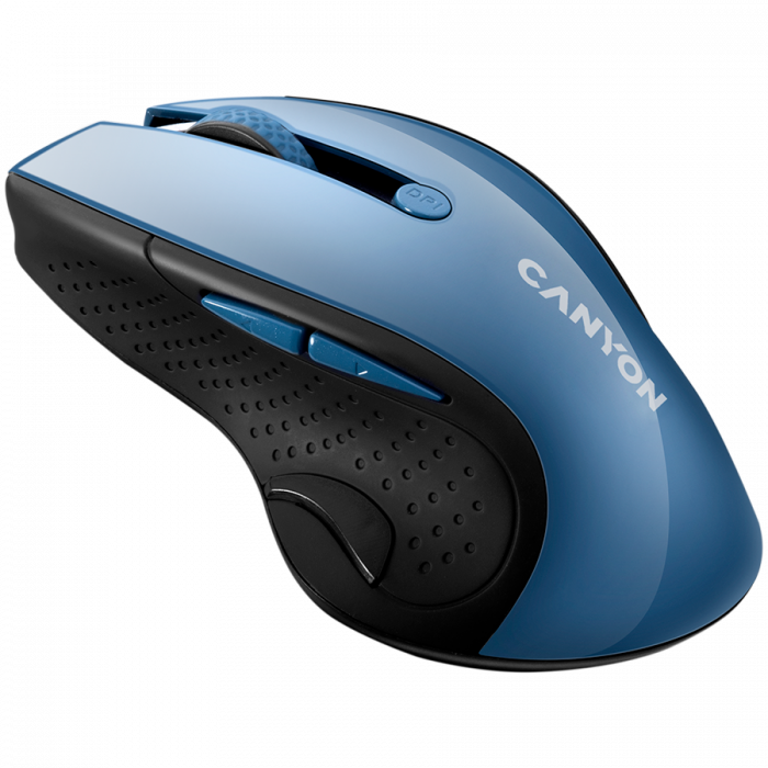 CANYON mouse MW-01 BlueLED Wireless Blue Grey [2]