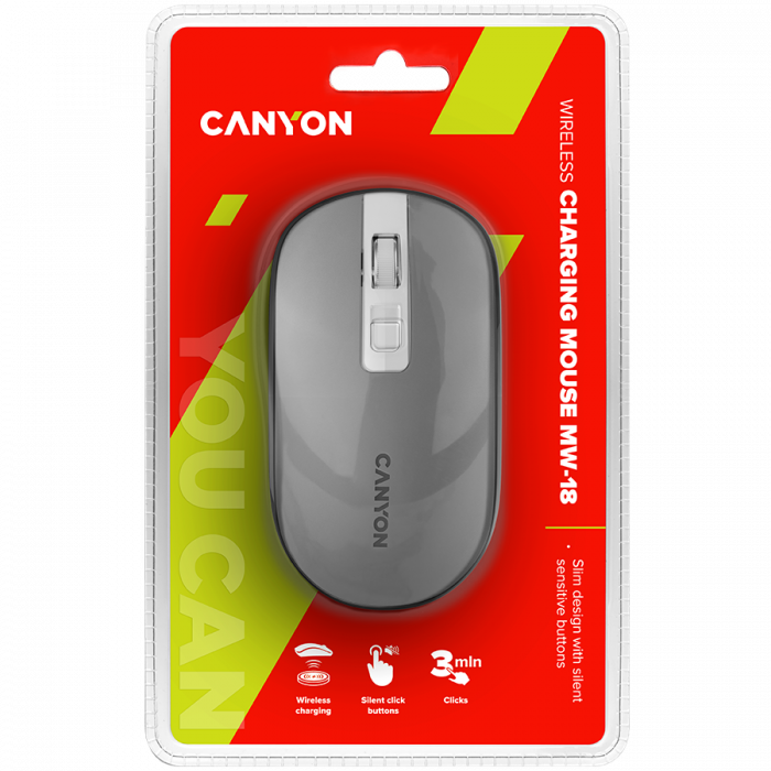 CANYON mouse MW-18 EU Wireless Charge Dark Grey [5]