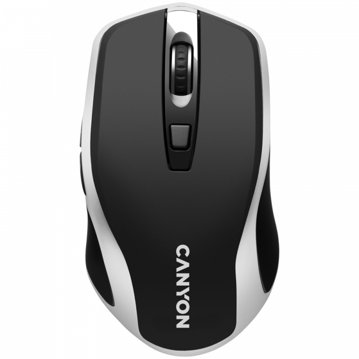 CANYON mouse MW-19 EU Wireless Charge Black Silver [1]