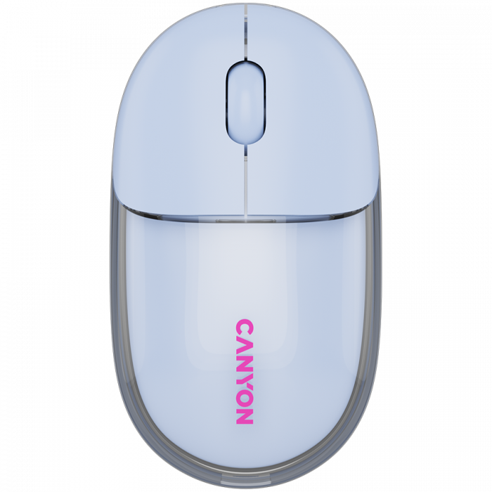 CANYON mouse OnClick 24 BT/ Wireless Transparent/Blue [1]