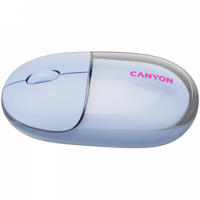 CANYON mouse OnClick 24 BT/ Wireless Transparent/Blue [4]